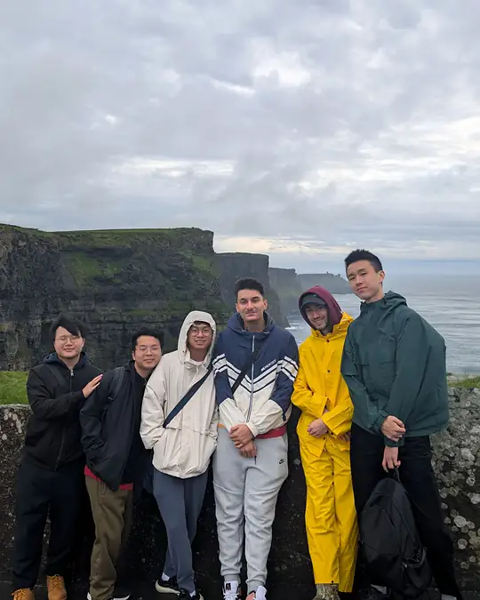 ISS Hub friends visiting the Cliffs of Moher