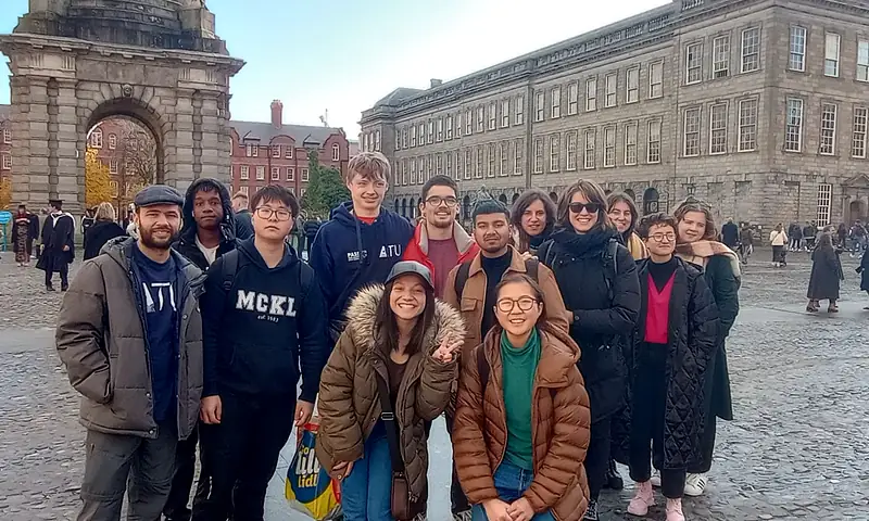 ISS Hub community visiting Trinity College Dublin