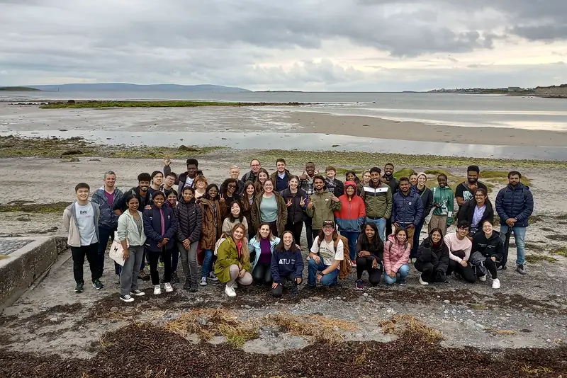 ISS Hub community together on the Galway coast