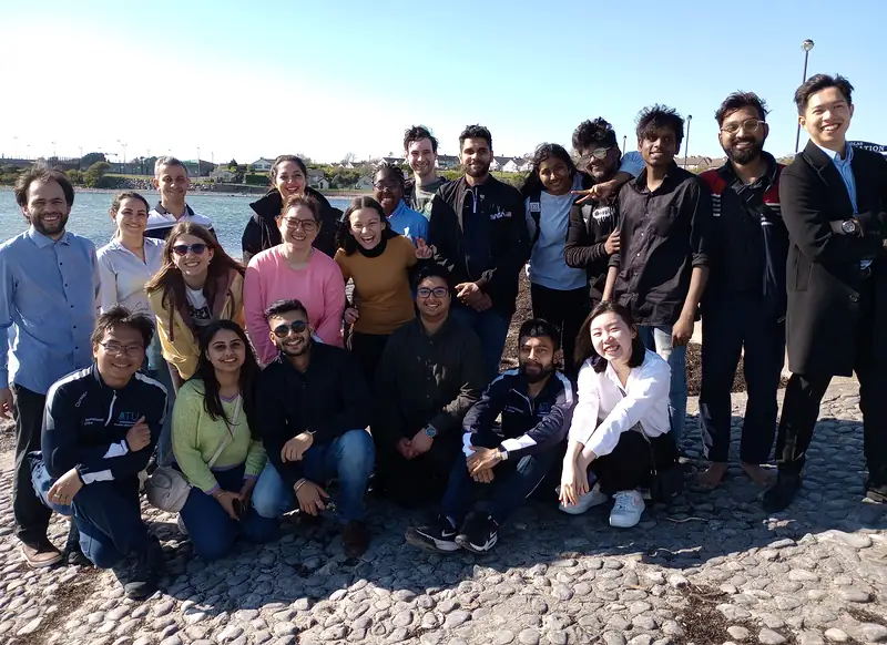 ISS Hub community gathering by the Galway coast